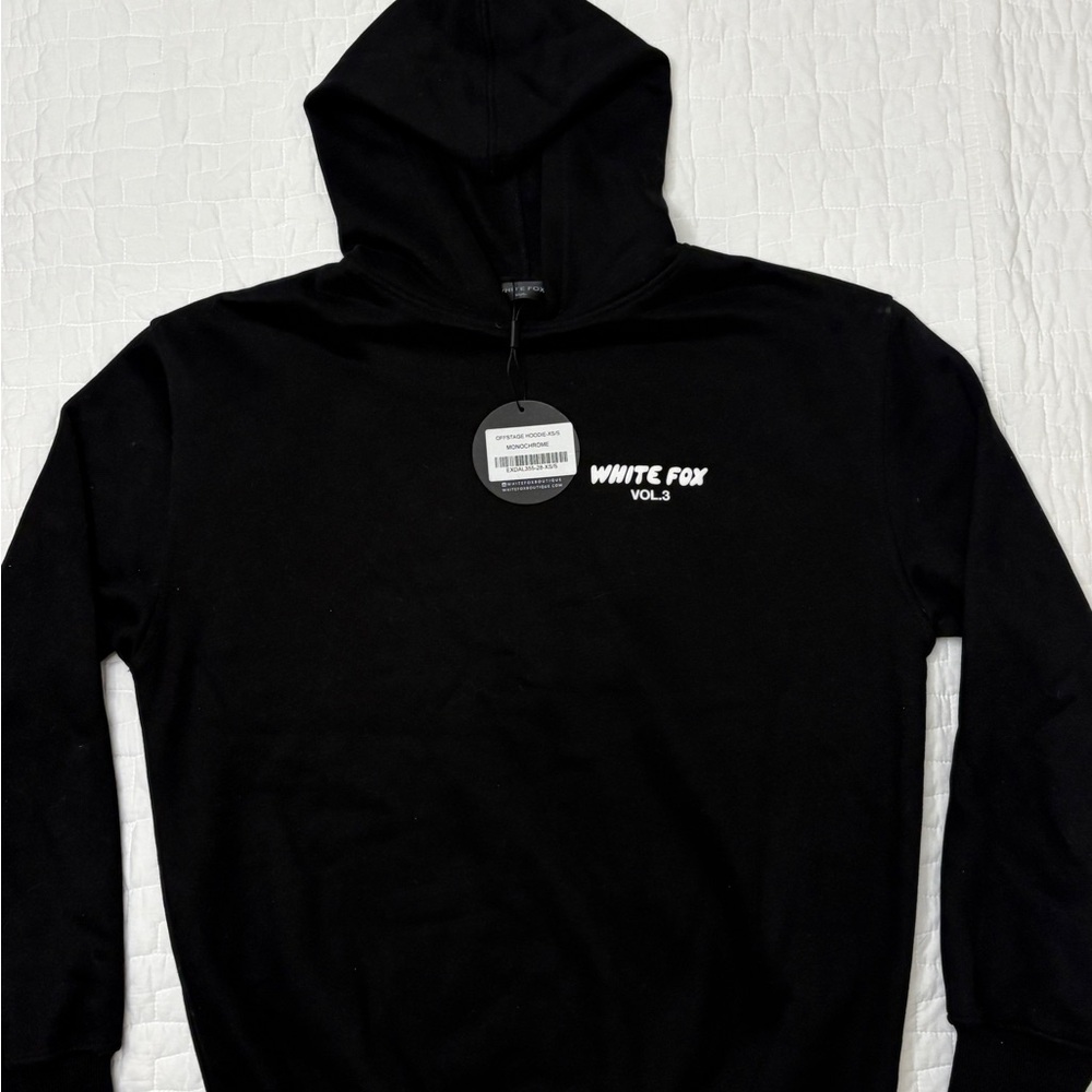 White Fox Vol.3 Black Hooded Sweatshirt